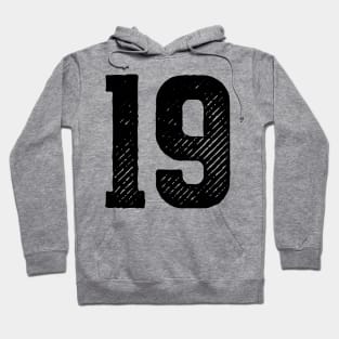 Rough Number 19 Hoodie